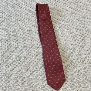 Vintage New York Sportswear Exchange Classic Burgundy Geometric Tie